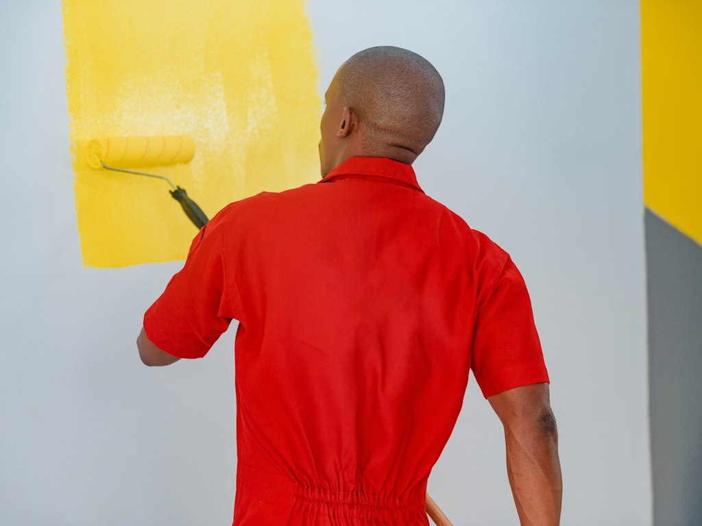 Brushworks Painting technician at work