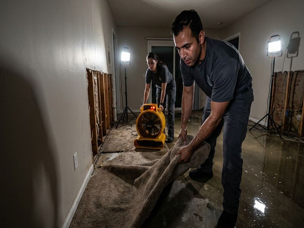 Rapid Dry Restoration technician at work